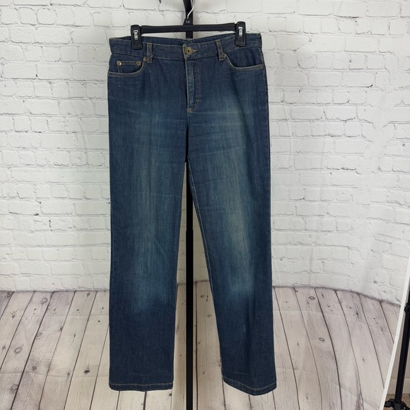 Lasserre Paris Straight Leg Jeans Size 8 - Picture 1 of 10